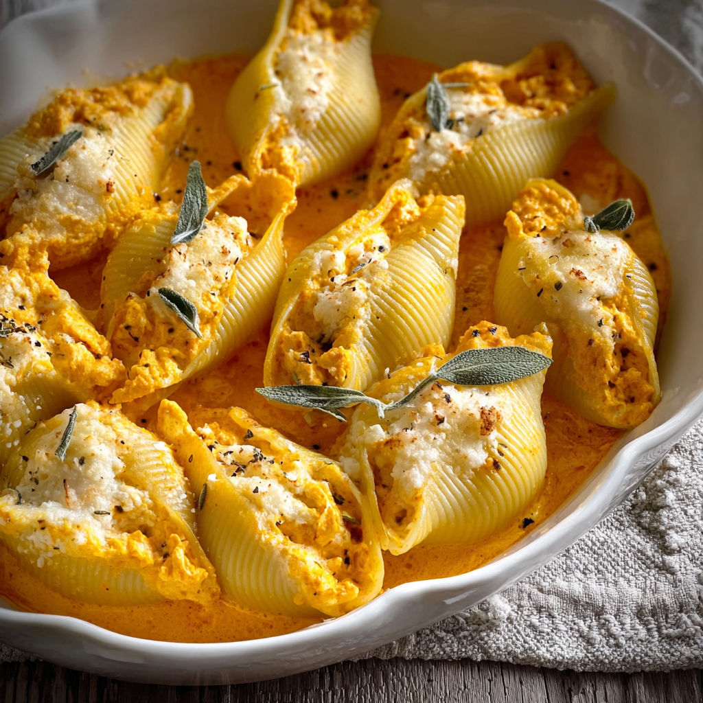 A bowl of pasta with a sauce and cheese.