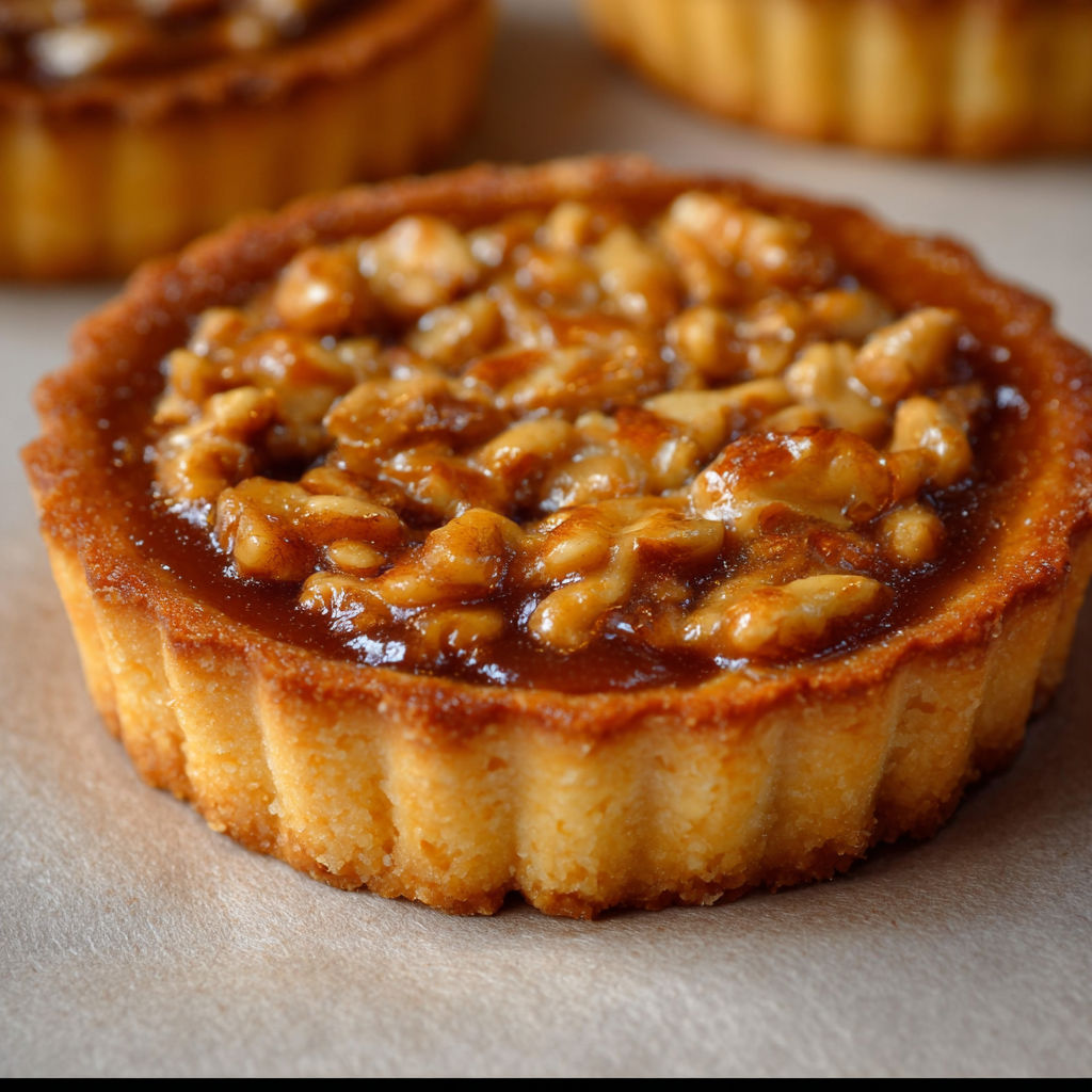 A pastry with a caramel filling.