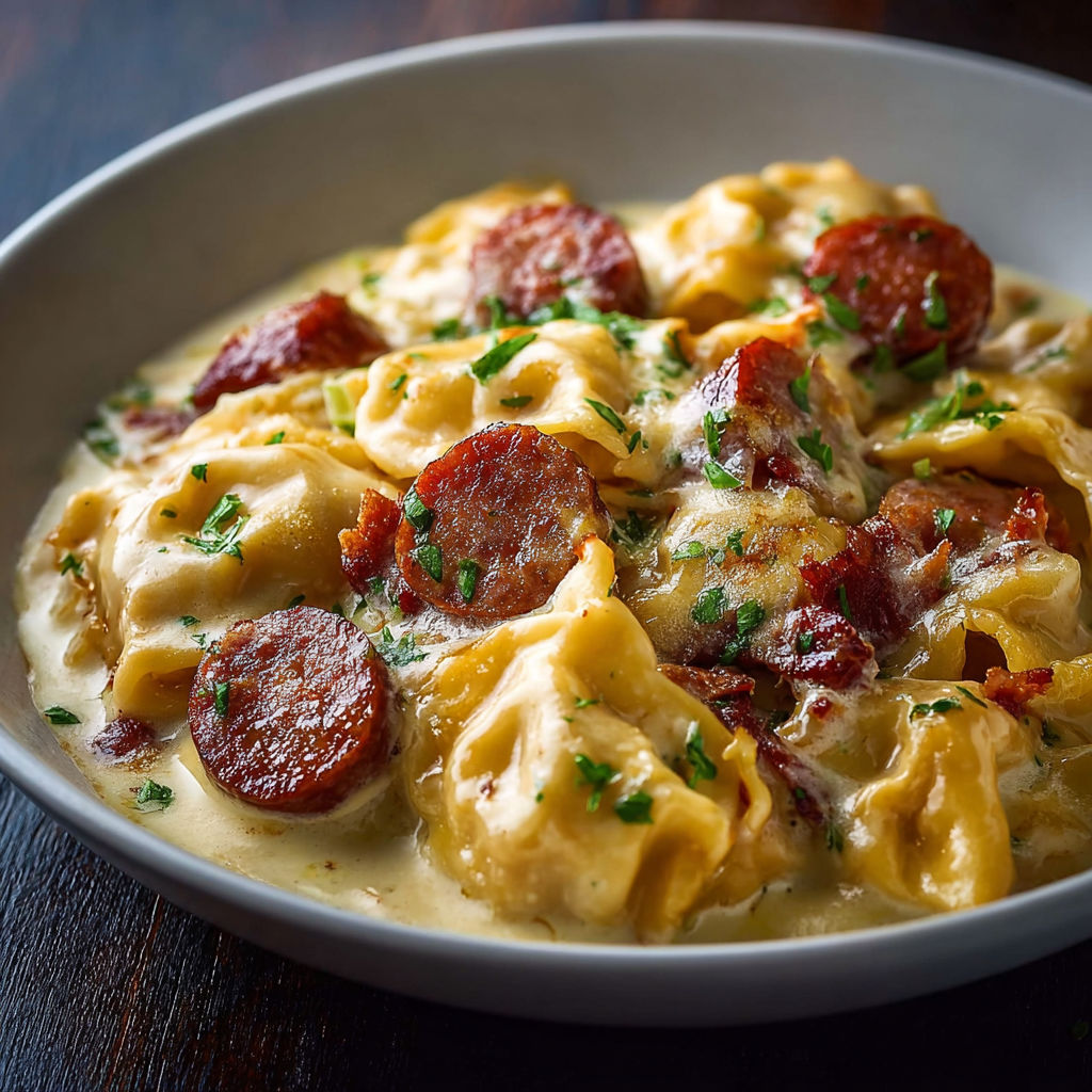 A bowl of pasta with meatballs and sauce.